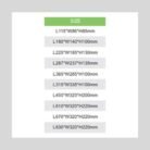 LED FLOOD LIGHT SERIES SIZES