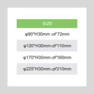 LED DOWN LIGHT SERIES SIZES