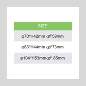 ACE MASTER LED SPOT LIGHT SIZES