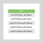 BRIDGELUX LED SPOT LIGHT SERIES SIZES