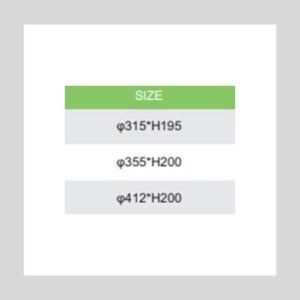 LED HIGHBAY LIGHT SERIES SIZES