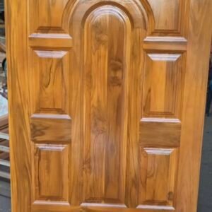 African teak wood door